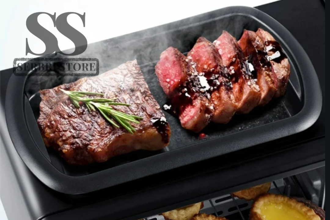 Freidora de aire GO-KMM-103-HXDW 3 en 1 con horno, asador y panel digital.

