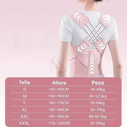 POSTUR FIT™ - Soporte Postural Ajustable - color Rosa