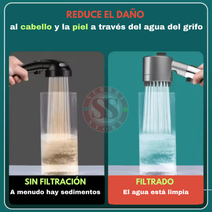 Ducha multifuncional de alta presión HydroLuxe™